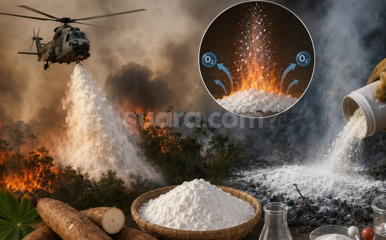 Benarkah Tepung Ubi Bisa Padamkan Api? Penelitian Asing Ungkap Fakta Mengejutkan