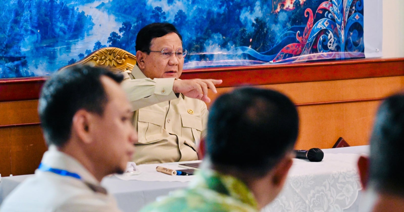 Presiden Prabowo Subianto Bakal Sikat Korporasi Pembakar Hutan Kalimantan