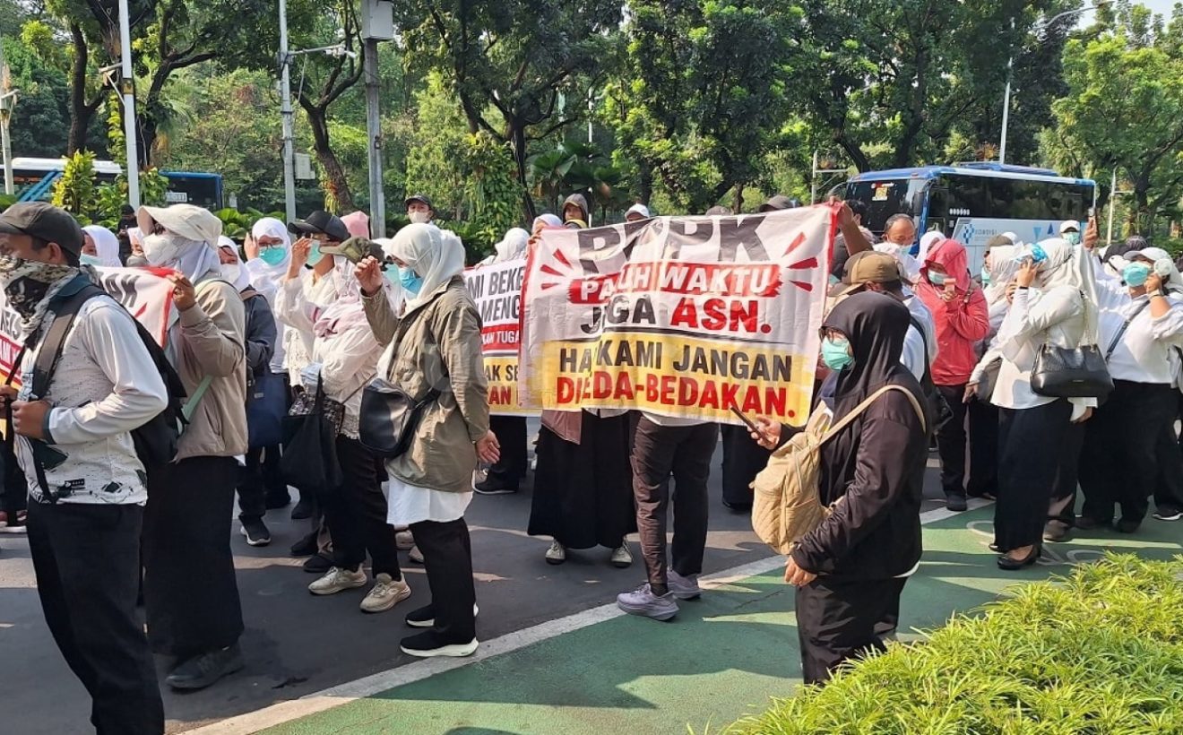 Pidato Prabowo Tak Beri Kepastian, 20 Ribu PPPK Paruh Waktu Siap Geruduk Istana