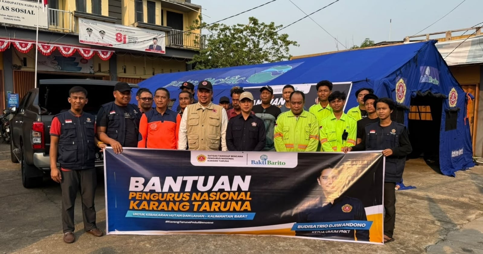 PNKT Kerahkan Personel Karang Taruna Bantu Penanganan Karhutla Sumatera dan Kalimantan
