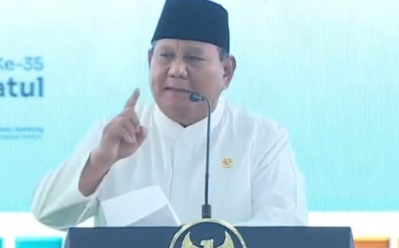 Pidato Prabowo di Muktamar NU: Percaya Saya, Indonesia akan Bangkit Tak Ada yang Bisa Bendung