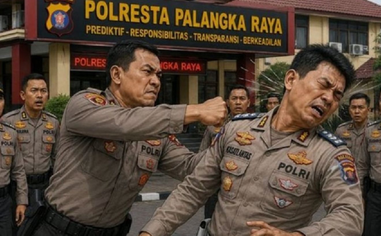 Polisi vs Polisi di Palangka Raya: Kanit Reskrim Ribut dengan Kasat Lantas, Satu Orang Luka