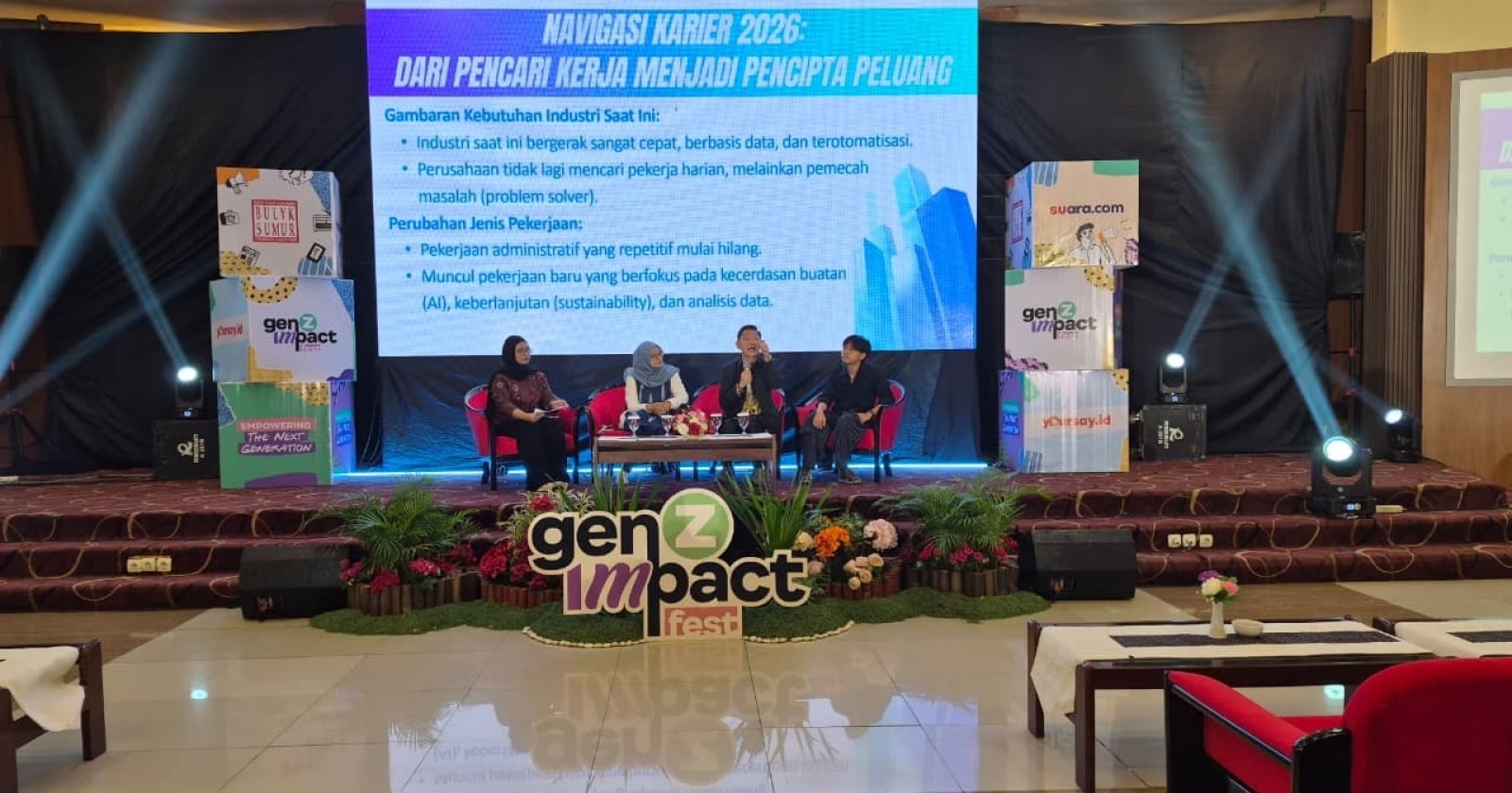 Lepas dari Bayang-bayang Kantoran, Gen Z Ditantang Jadi Job Creator di Gen Z Impact Fest 2026