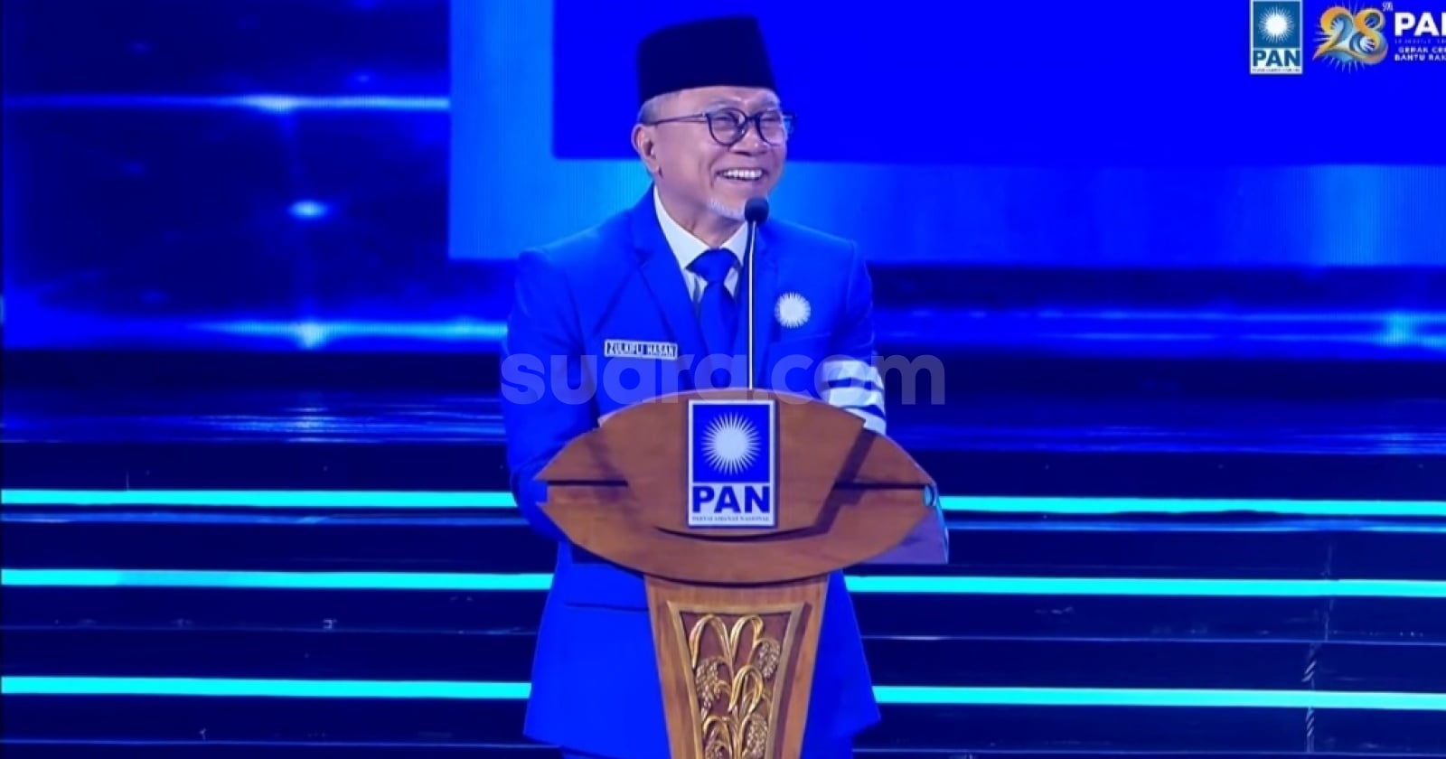 Pidato Zulhas di HUT PAN: Warna Partai Tak Boleh Lebih Besar dari Merah Putih