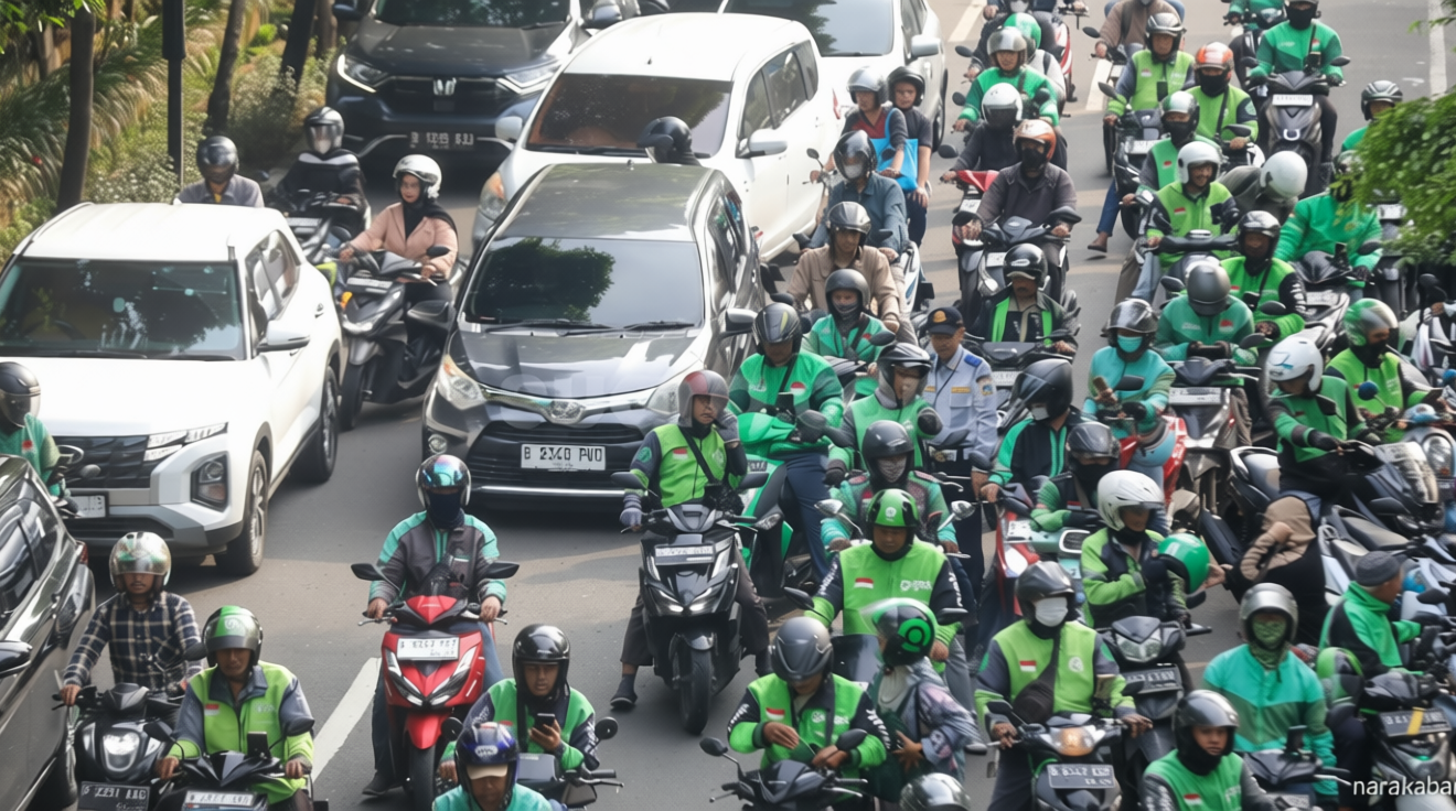 New Policy: Kabar Gembira bagi Driver Ojol! Gojek-Grab Turunkan Potongan Jadi 8 Persen Mulai 1 Juli