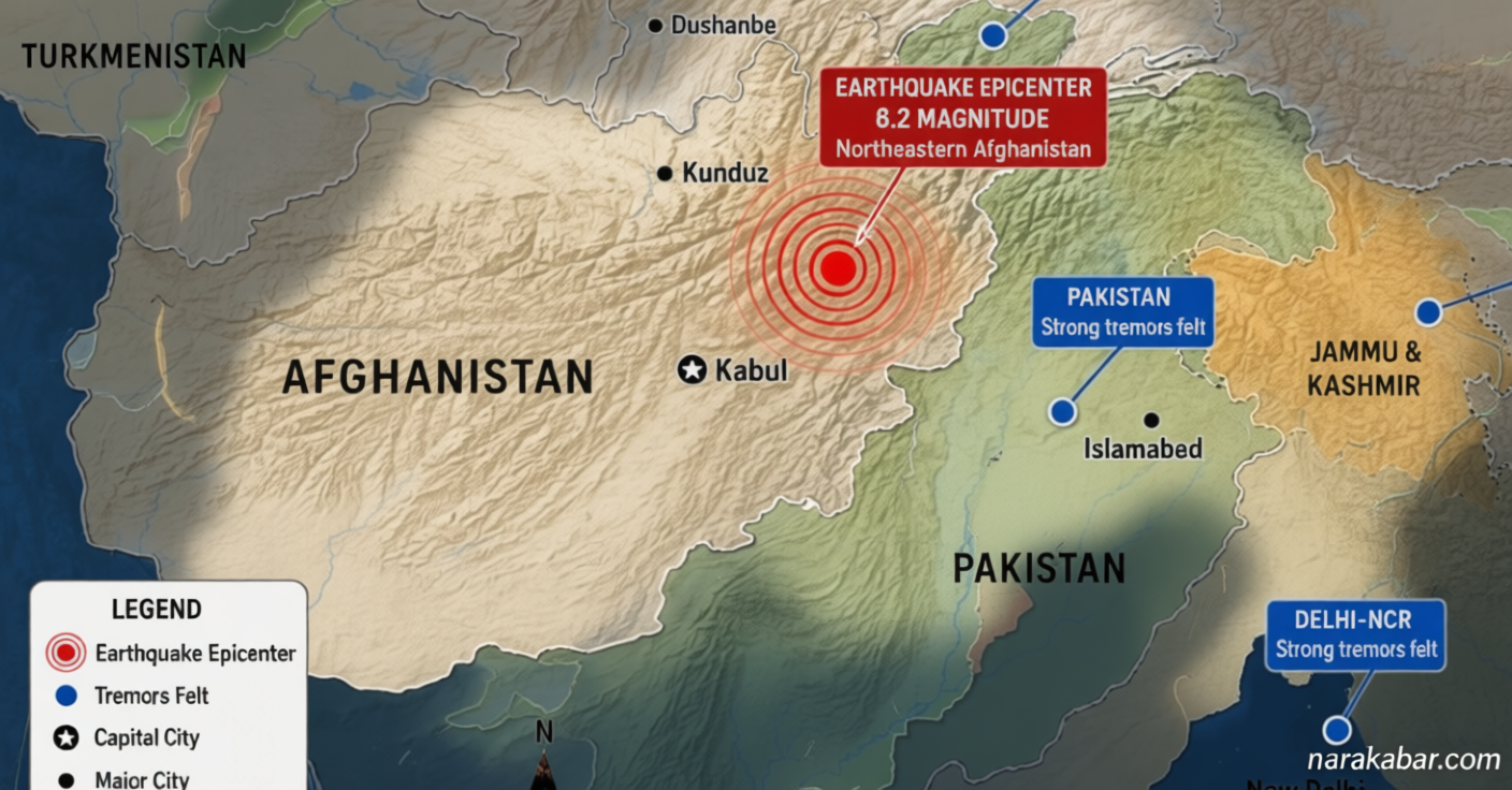 Bumi Berguncang! Gempa 6,2 M Hantam Afghanistan – Getaran Terasa Hingga India