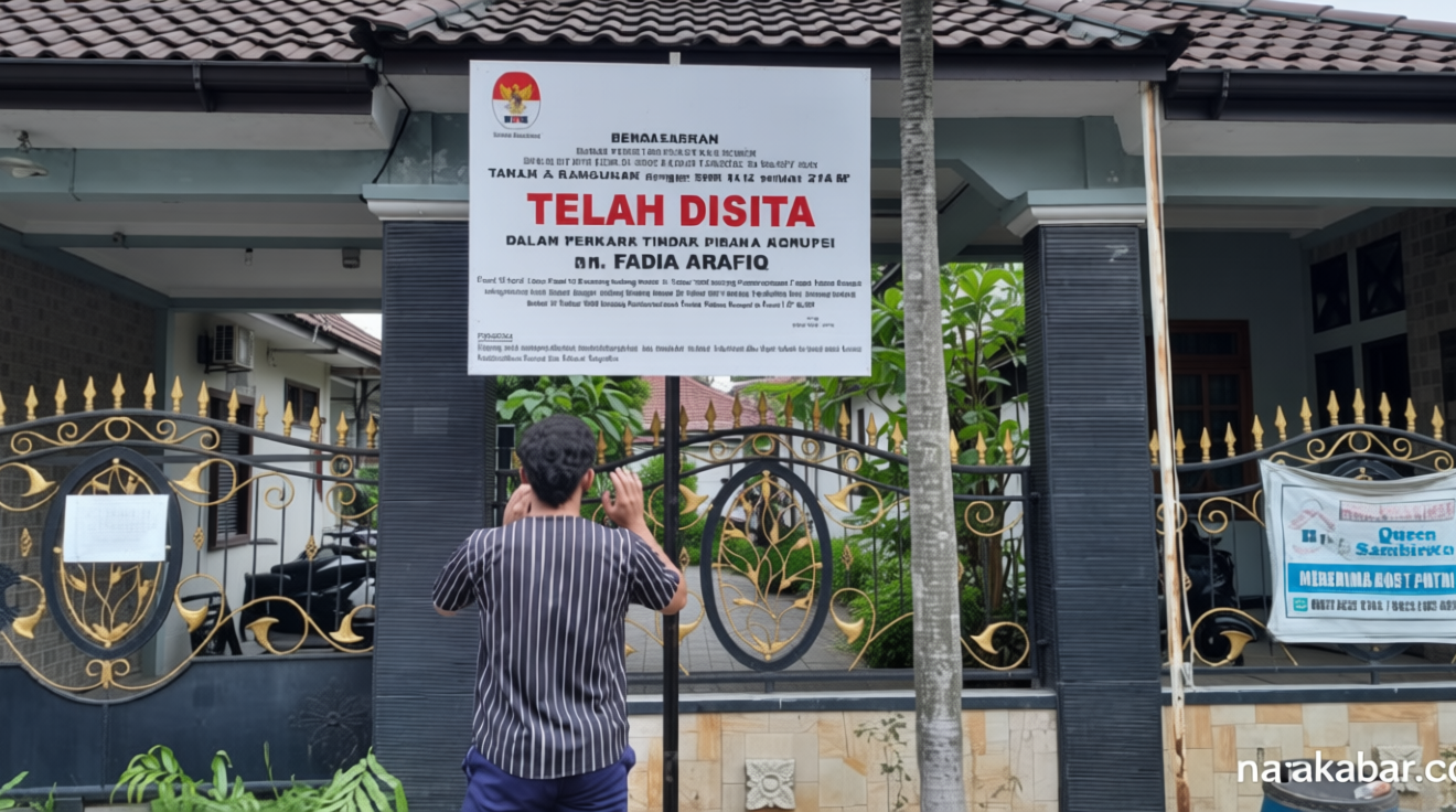 Rumah Mewah Bertingkat di Semarang Disita KPK – Nama Fadia Arafiq Terpampang di Plang