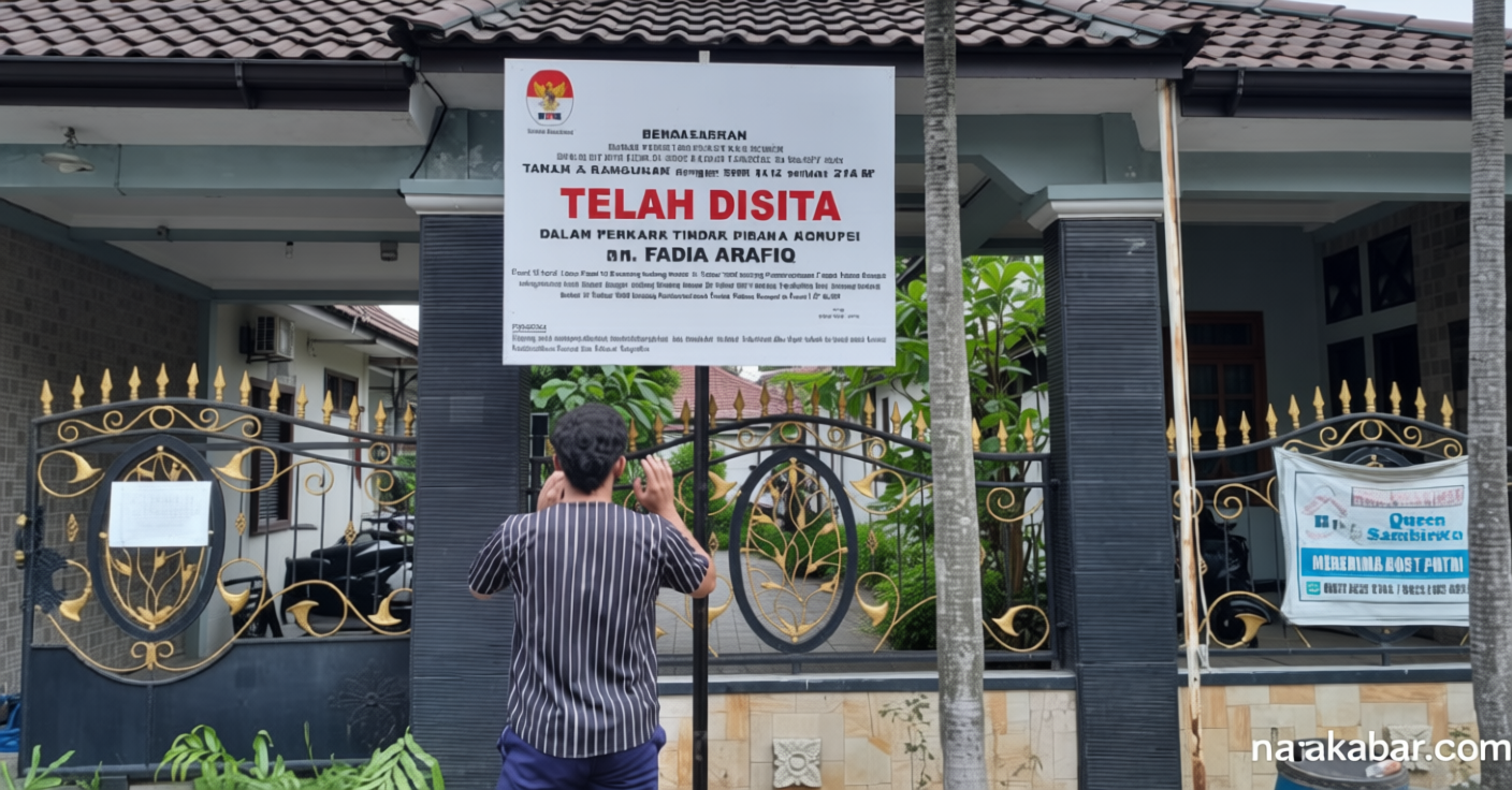 Rumah Mewah Bertingkat di Semarang Disita KPK – Nama Fadia Arafiq Terpampang di Plang