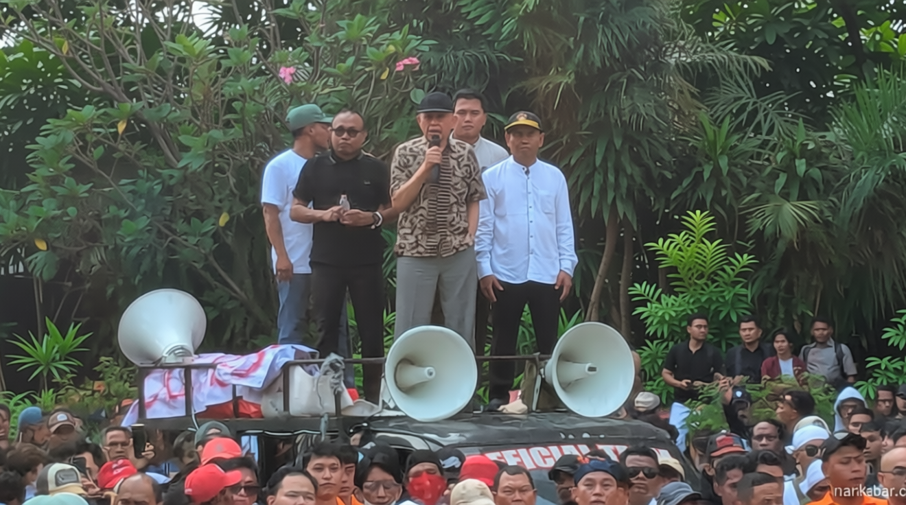 What Happened During: Wamensesneg Terluka Kena Batu, Kivlan Zen Berdarah Saat Eksekusi Hotel Sultan GBK Ricuh