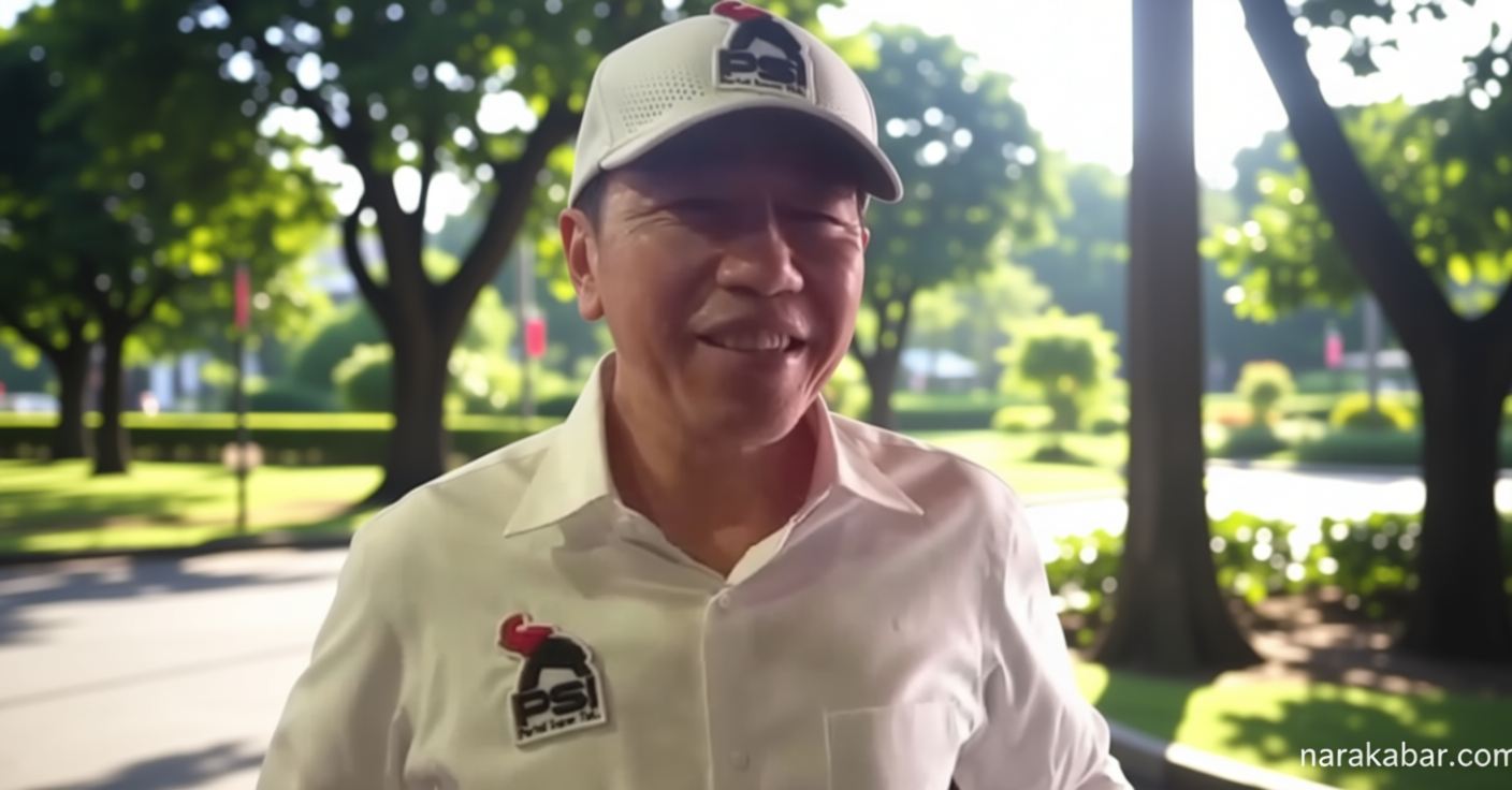 Latest Program: Gaya Jokowi Berbaju PSI, Mulai Blusukan Tiga Hari di Lampung