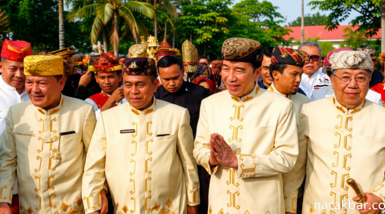 Topics Covered: Dianugrahi Gelar Baginda Pemuka Bangsa oleh 5 Kerajaan Adat Lampung Begini Kata Jokowi