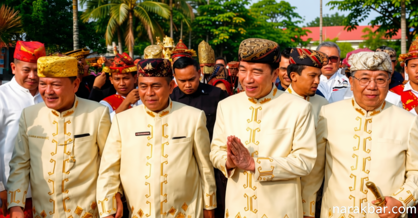Topics Covered: Dianugrahi Gelar Baginda Pemuka Bangsa oleh 5 Kerajaan Adat Lampung Begini Kata Jokowi