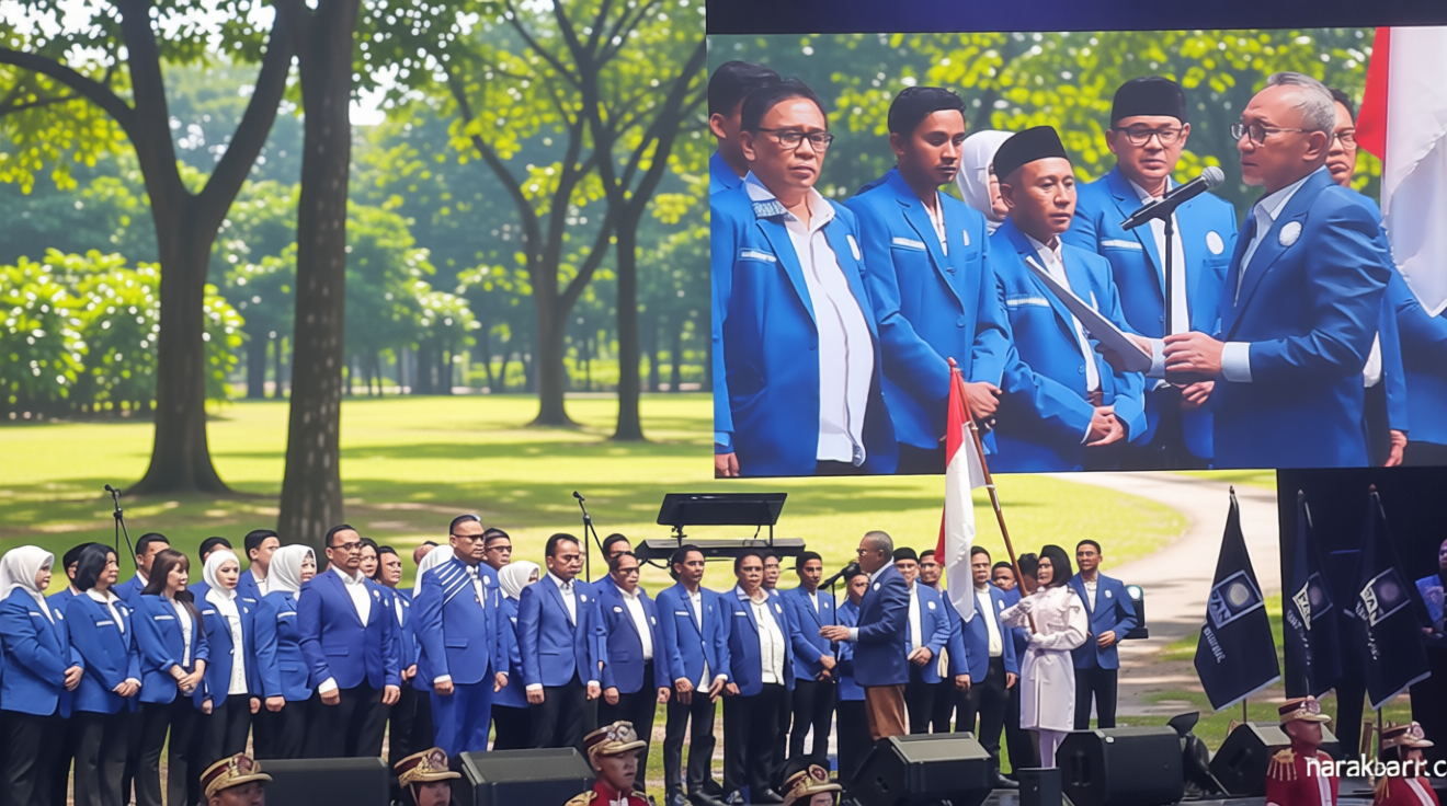 Resmi! Zulhas Lantik Uya Kuya Pimpin PAN Jakarta Gantikan Eko Patrio