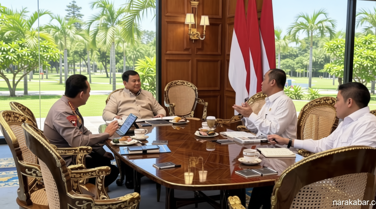 Main Agenda: Kapolri Temui Prabowo di Istana, Stabilitas Keamanan dan Hari Bhayangkara Jadi Bahasan