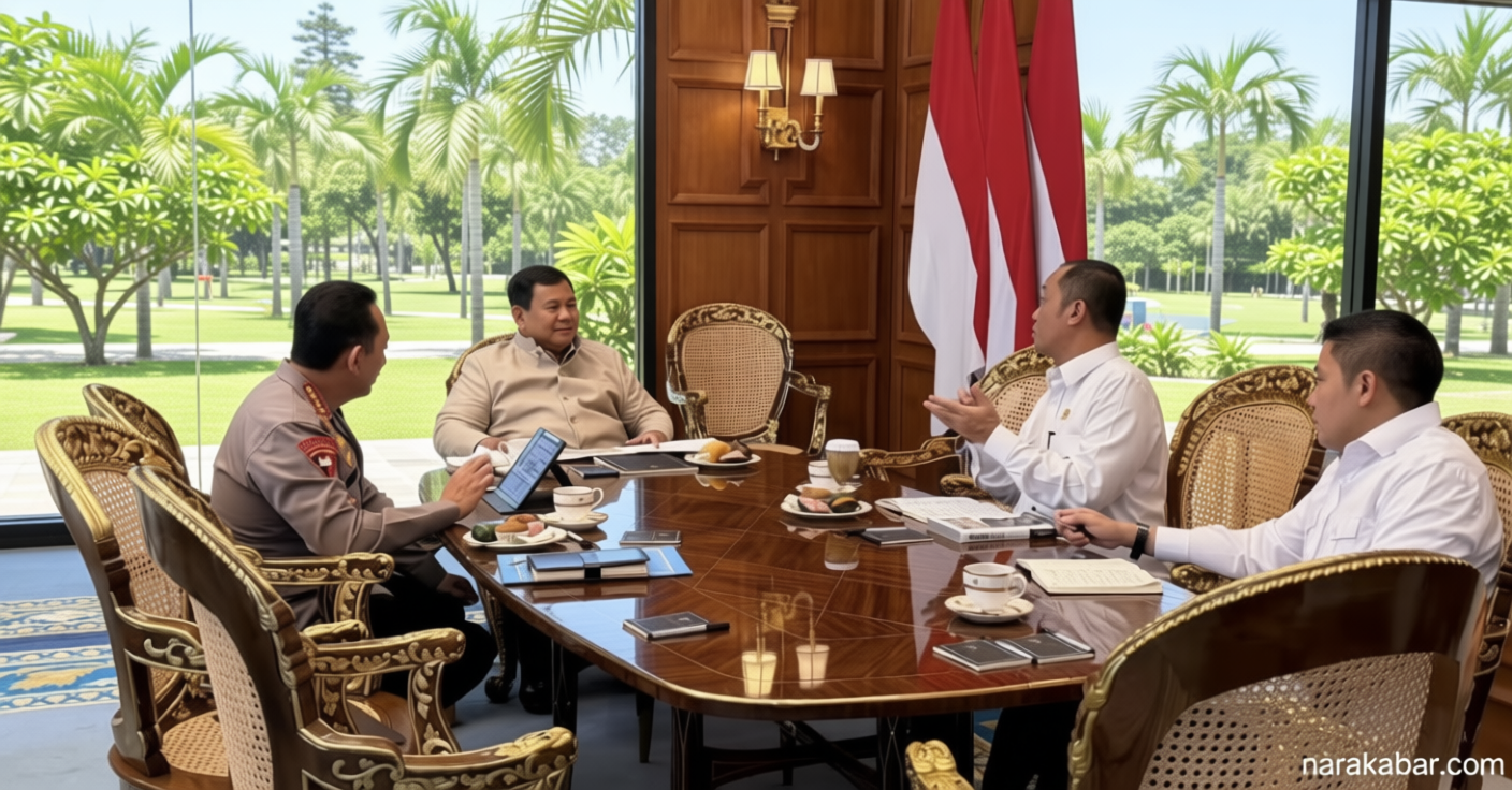 Main Agenda: Kapolri Temui Prabowo di Istana, Stabilitas Keamanan dan Hari Bhayangkara Jadi Bahasan