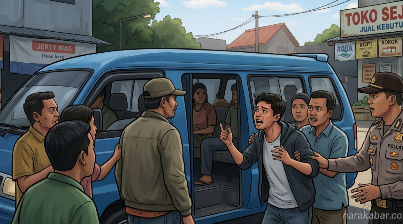 Solving Problems: Viral! Pria Dilecehkan di Angkot Cipayung, Pelaku Dikepung Warga, Polisi Buru CCTV