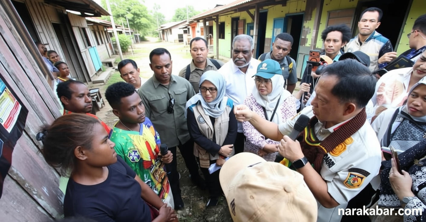 Key Strategy: Sukseskan Program Presiden, Mendagri Tinjau Program BSPS di Jayapura