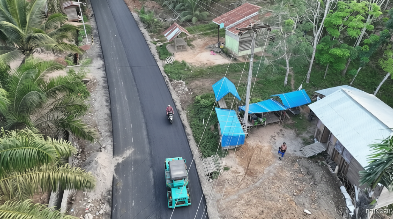 Latest Program: Warga Sipiongot Senang Karena Jalan Diaspal Setelah Puluhan Tahun