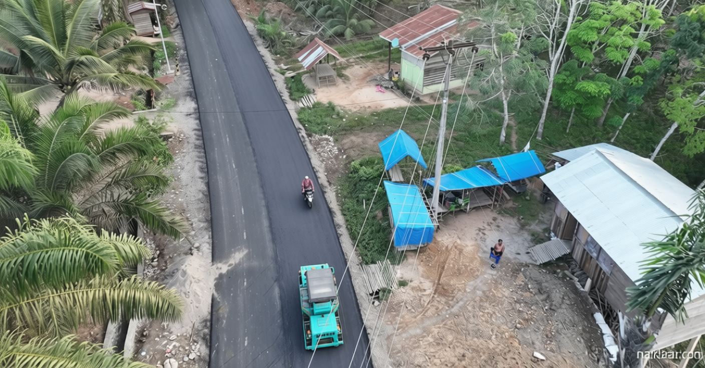 Latest Program: Warga Sipiongot Senang Karena Jalan Diaspal Setelah Puluhan Tahun