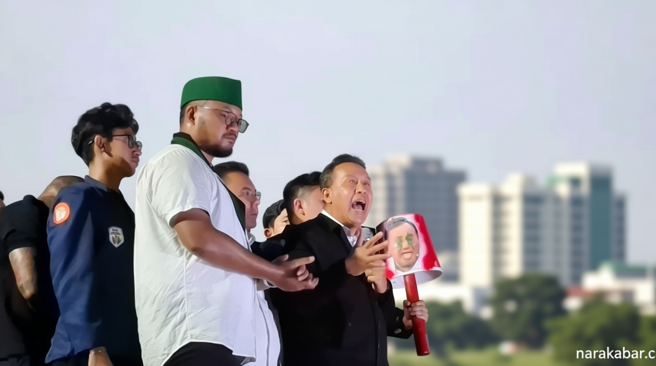 New Policy: Pimpinan DPR Naik Mobil Komando Temui Massa, Janji Bebaskan 16 Mahasiswa Trisakti dan Bereskan BBM
