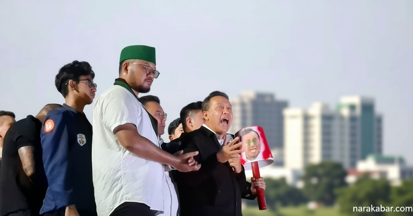 New Policy: Pimpinan DPR Naik Mobil Komando Temui Massa, Janji Bebaskan 16 Mahasiswa Trisakti dan Bereskan BBM