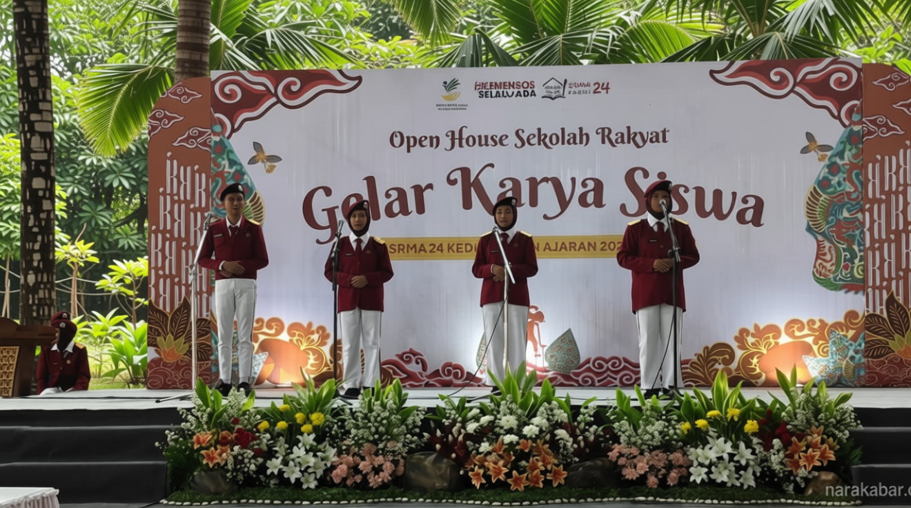 Meeting Results: Bupati Kediri Apresiasi Capaian Siswa Sekolah Rakyat dalam Open House 2026