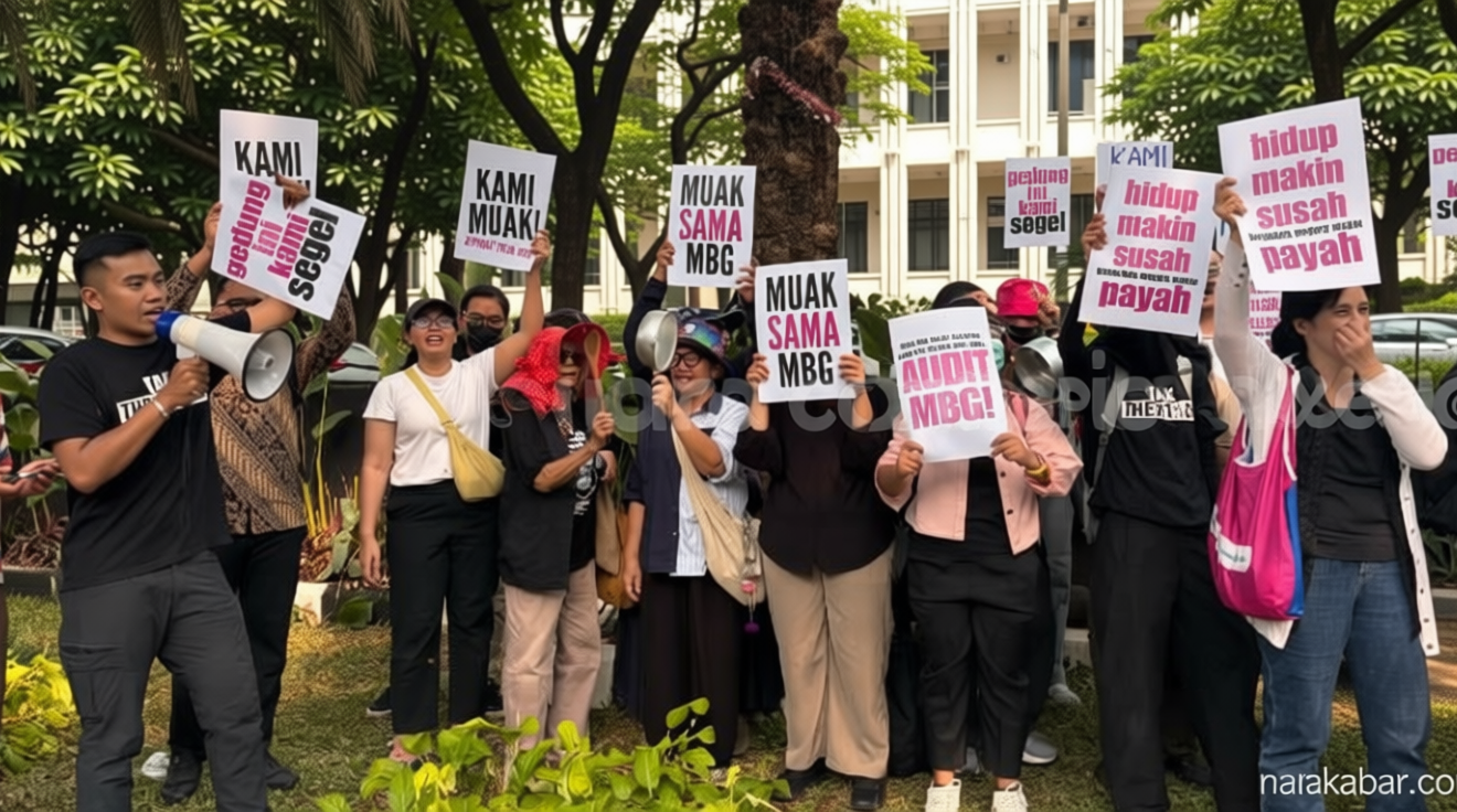 Kantor BGN dan DPR RI Dijaga Ketat – 1.287 Personel Amankan Aksi Unjuk Rasa di Jakpus