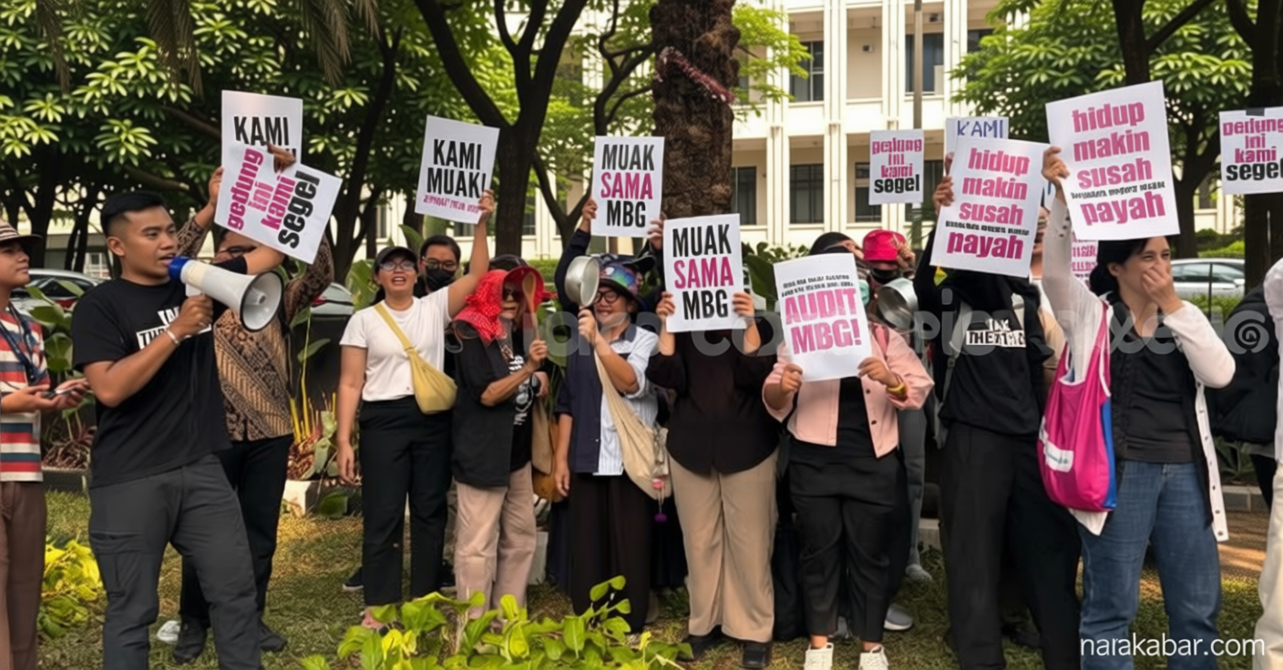 Kantor BGN dan DPR RI Dijaga Ketat – 1.287 Personel Amankan Aksi Unjuk Rasa di Jakpus