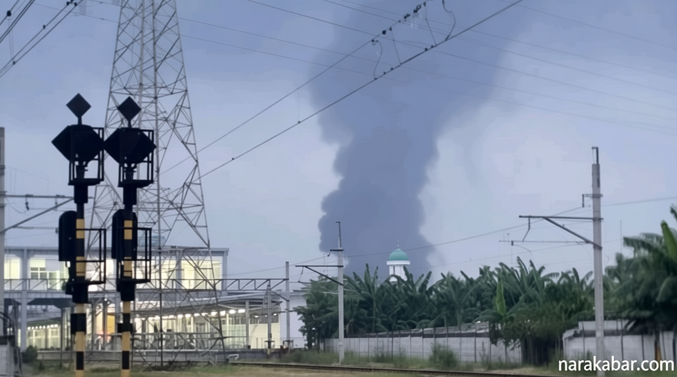 BPBD dan Dinkes Antisipasi Dampak Asap Kebakaran Pabrik Sandal di Tangerang