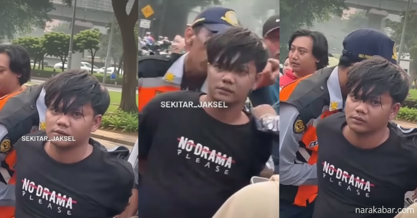 Gagal Kabur! Jambret Bersenjata Celurit di Setiabudi Terjatuh Usai Terjebak Macet