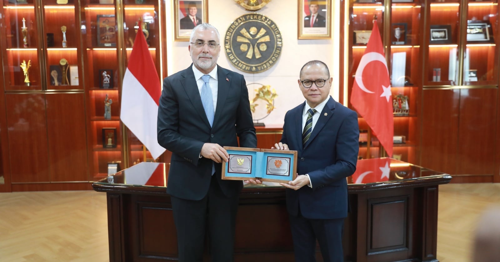 Menteri Mukhtarudin dan Menaker Turki Bahas Penguatan Pelindungan Pekerja Migran Indonesia
