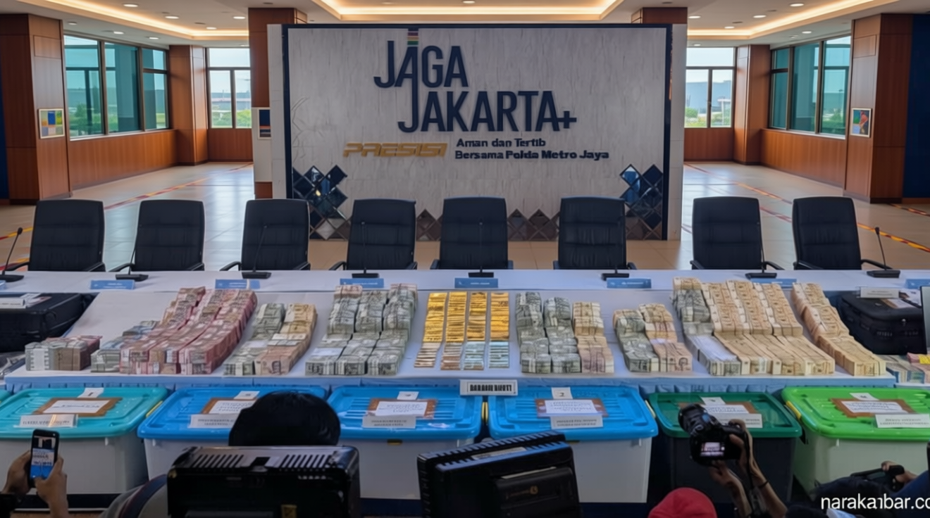 Facing Challenges: Bikin Melongo! Polri Pamerkan 74 Kg Emas hingga Ratusan Miliar Hasil Sitaan Kasus Jampidsus