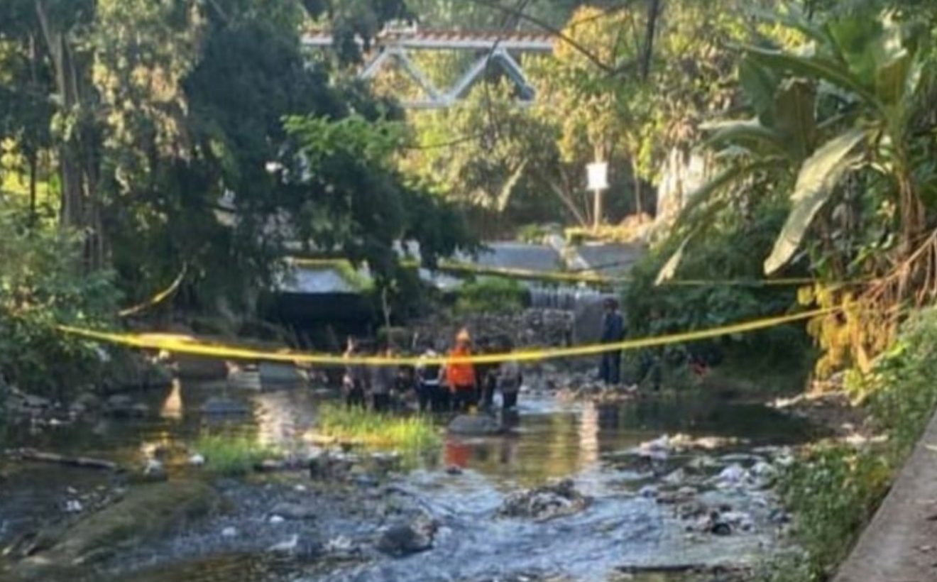 Announced: Benda Diduga Roket atau Rudal Ditemukan di Sungai Blitar, Tim Jibom Turun Tangan