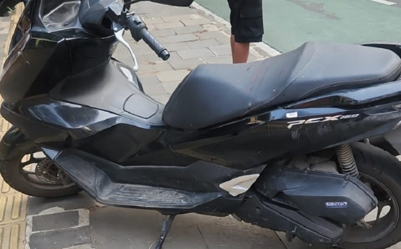 detik Motor PCX Tersenggol dan Terlindas Bus TransJakarta di Sudirman