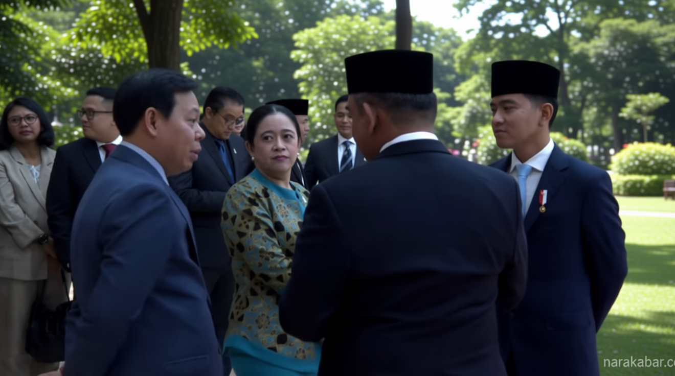 Meeting Results: Disorot Kamera, Gibran Terlibat Obrolan Serius dengan Pimpinan Parlemen Jelang Kedatangan Modi