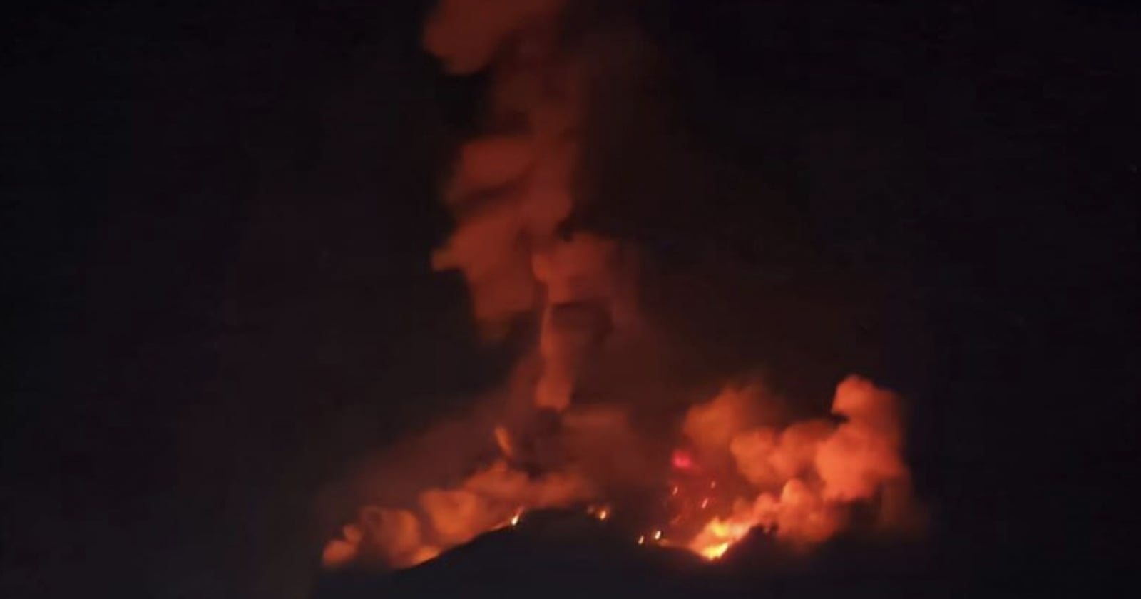 Facing Challenges: Gunung Karangetang Erupsi, Lontarkan Material Bikin Langit Siau Membara