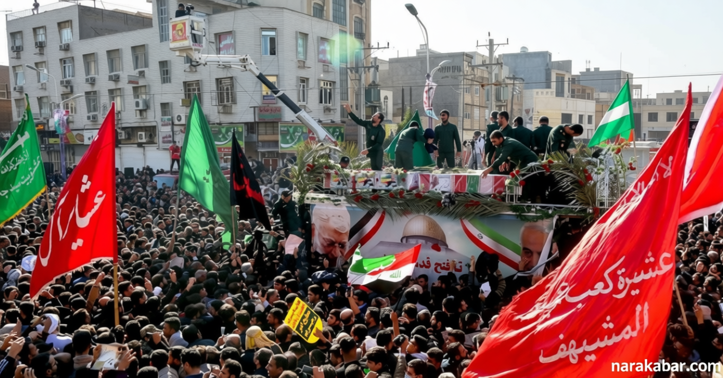 What Happened During: Ribuan Pelayat Ayatollah Khamenei Kibarkan Bendera Merah, Serukan Balas Dendam