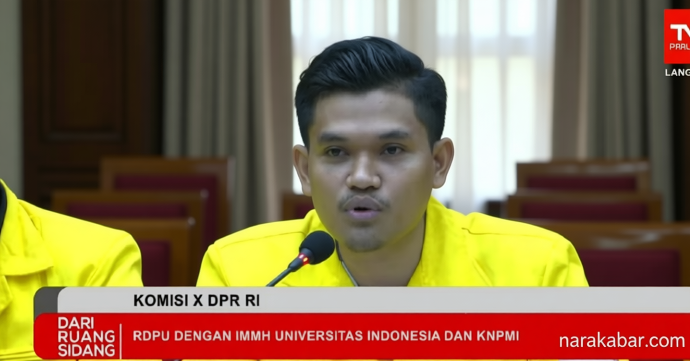 Main Agenda: Di Depan Komisi X DPR, Mahasiswa UI Sebut Pemilihan Rektor Kini Disetir Menteri