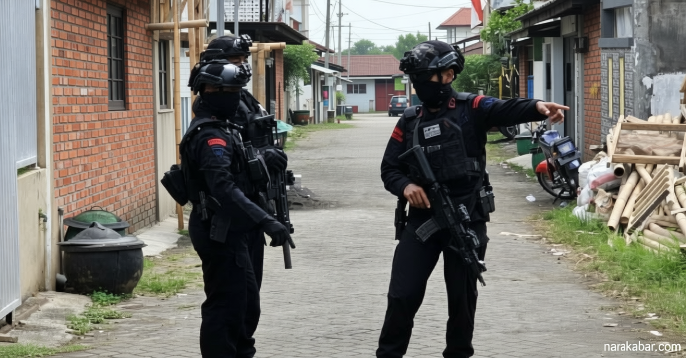 Densus 88 Tangkap Teroris di Ciamis dan Lampung, Bongkar Propaganda Medsos