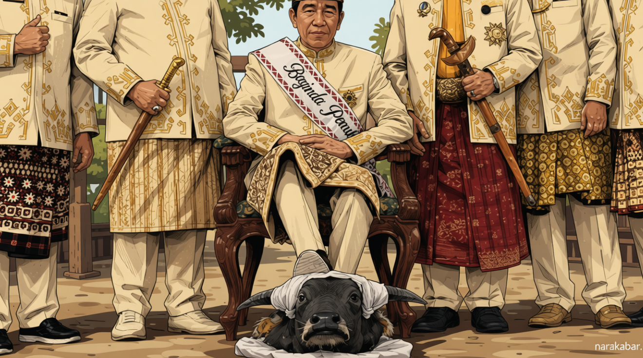 Solution For: Di Balik Viral Jokowi Injak Kepala Kerbau di Lampung: Tradisi Adat atau Simbol Politik?