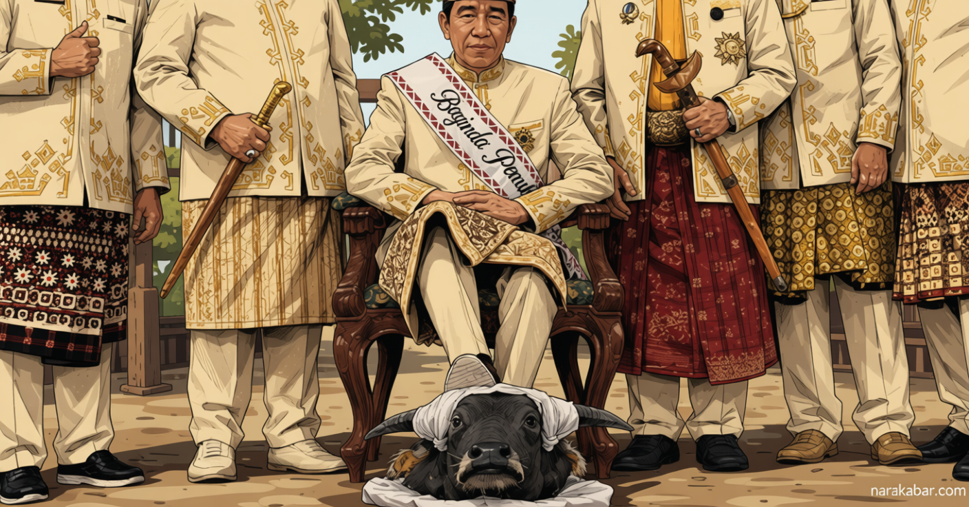 Solution For: Di Balik Viral Jokowi Injak Kepala Kerbau di Lampung: Tradisi Adat atau Simbol Politik?