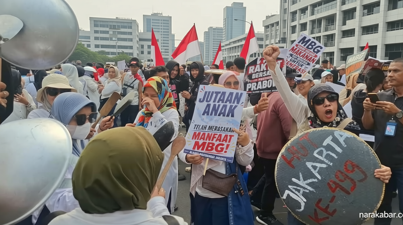 Main Agenda: Klaim Bakal Diikuti 1 Juta Massa, Mitra MBG akan Demo di Patung Kuda, Ini 4 Tuntutannya