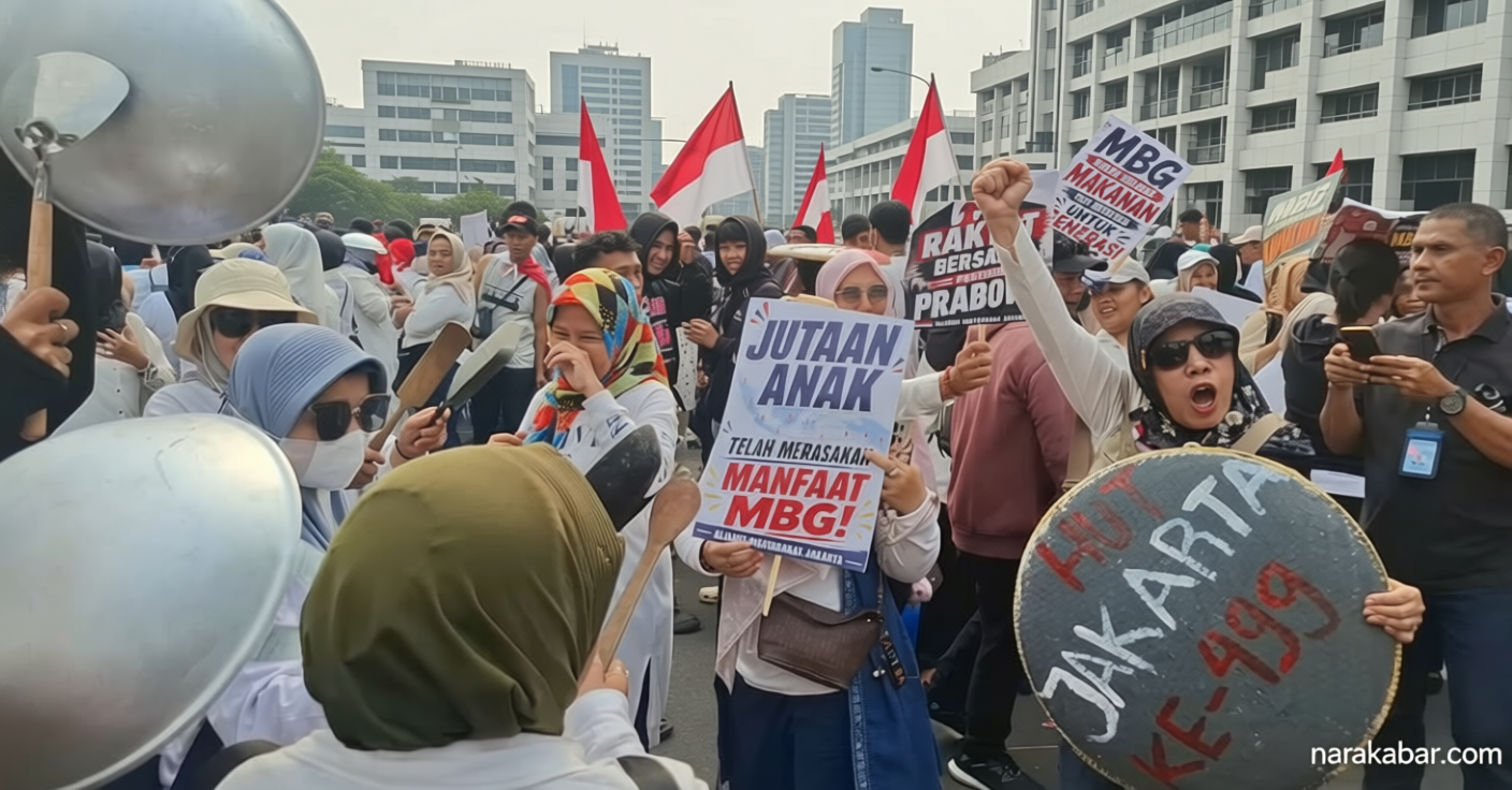 Main Agenda: Klaim Bakal Diikuti 1 Juta Massa, Mitra MBG akan Demo di Patung Kuda, Ini 4 Tuntutannya
