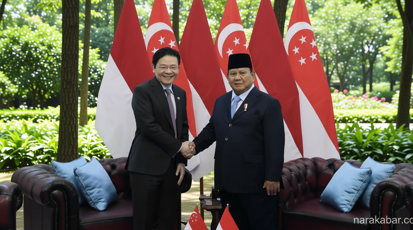 Main Agenda: Bahas Isu Global Bersama PM Singapura, Prabowo Tegaskan ASEAN Utamakan Diplomasi
