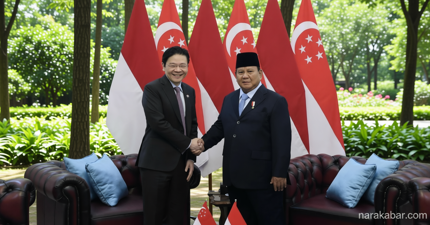 Main Agenda: Bahas Isu Global Bersama PM Singapura, Prabowo Tegaskan ASEAN Utamakan Diplomasi
