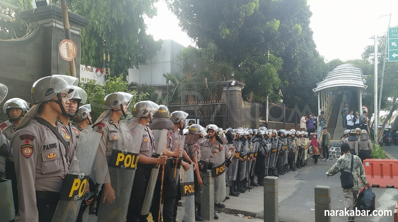Amankan Aksi Cipayung Plus dan Ojol, Polda Metro Turunkan Ratusan Personel di Jakpus