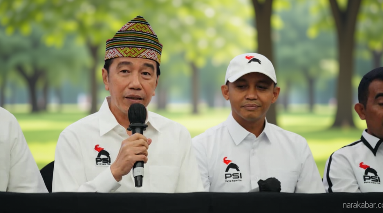 Pesan Jokowi ke Kader PSI: Jangan Dikit-Dikit ke Solo