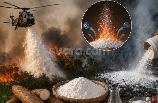 Benarkah Tepung Ubi Bisa Padamkan Api? Penelitian Asing Ungkap Fakta Mengejutkan