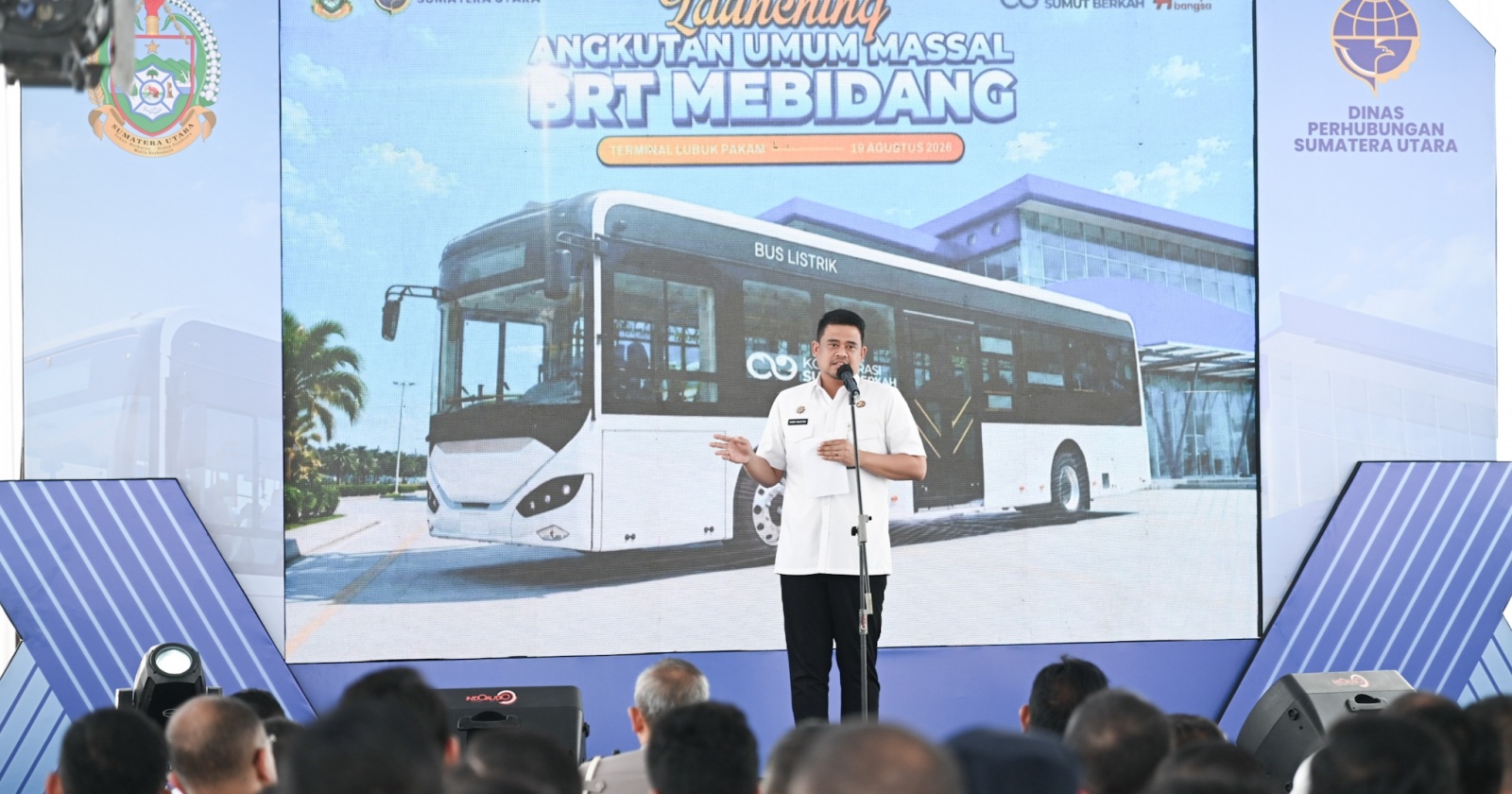 Bobby Nasution Resmikan BRT Mebidang, Dorong Integrasi Transportasi Publik Mebidang