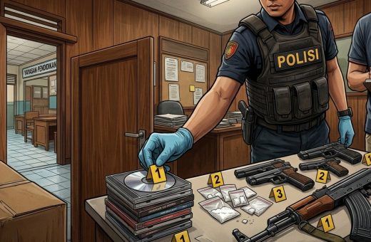 Temuan Baru di Ruang Yayasan Sekolah Swasta Jaksel: Ada AK-47, Narkoba, hingga Puluhan CD Porno!